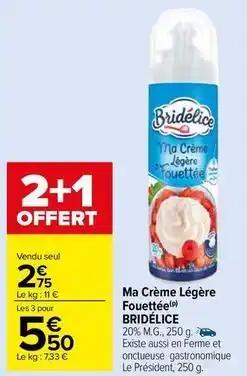Bridélice - ma crème légère fouettée