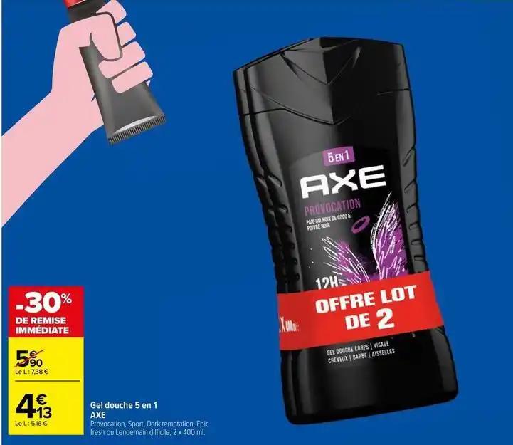 Axe - gel douche 5 en 1