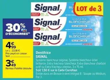 Signal - dentifrice
