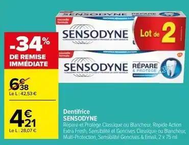 Sensodyne - dentifrice