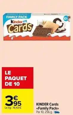 Kinder - cards family pack
