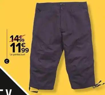 Tex - pantacourt popeline