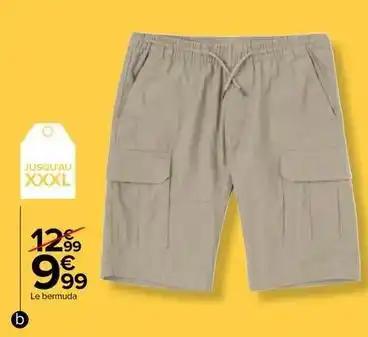 Tex - bermuda taille élastiquée homme