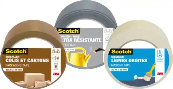 SCOTCH SUR TOUS LES RUBANS ADHÉSIFS
