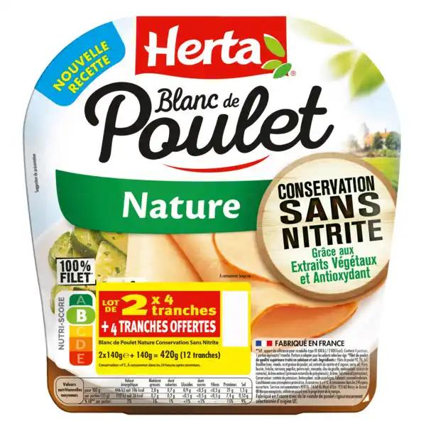 HERTA Blanc de poulet nature