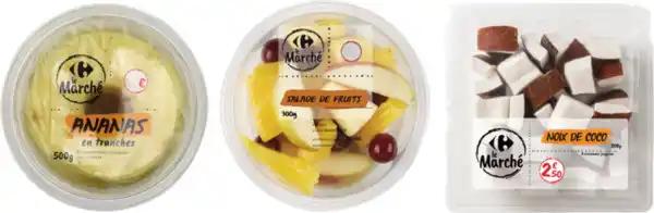 CARREFOUR LE MARCHÉ SUR TOUS LES FRUITS FRAIS DÉCOUPÉS
