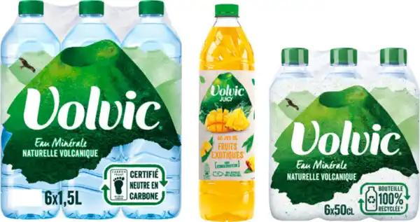 VOLVIC SUR TOUS LES PACKS D'EAU NATURE ET BOUTEILLES AROMATISÉES