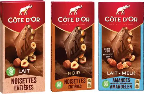 CÔTE D'OR SUR TOUS LES CHOCOLATS