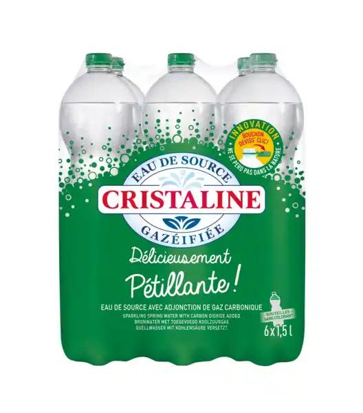 CRISTALINE Eau de source gazéifiée