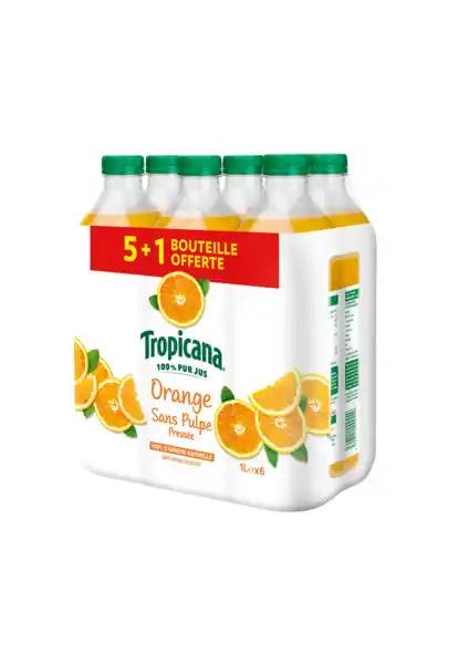 TROPICANA Pur jus d'orange sans pulpe