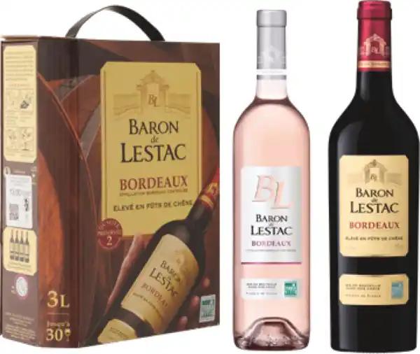 BARON DE LESTAC SUR TOUS LES VINS