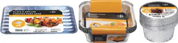 CARREFOUR SUR TOUTES LES BARQUETTES ALUMINIUM