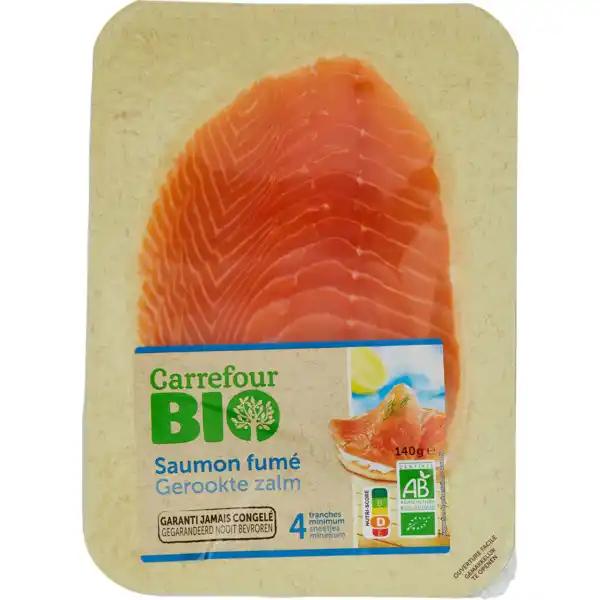 CARREFOUR BIO Saumon fumé