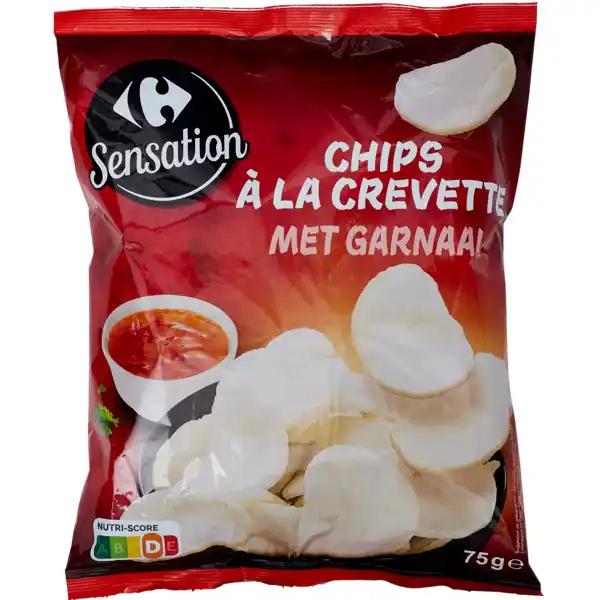 CARREFOUR SENSATION Chips à la crevette