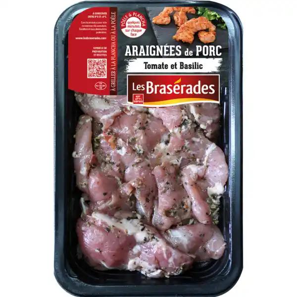 Araignées de porc tomate basilic LES BRASERADES