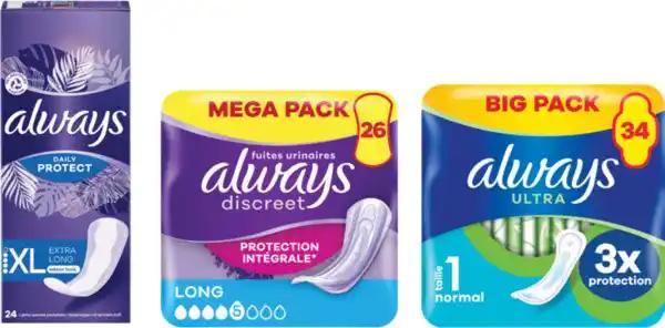 ALWAYS ET ALWAYS DISCREET SUR TOUT