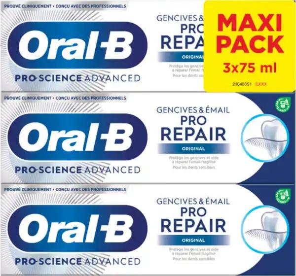 ORAL-B SUR TOUTES LES BROSSES À DENTS ORAL-B, LOTS DE BROSSETTES ET LOTS DE DENTIFRICES