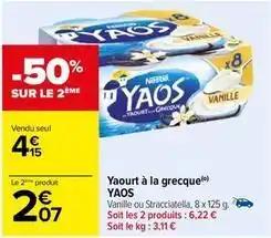 Yaos - yaourt à la grecque