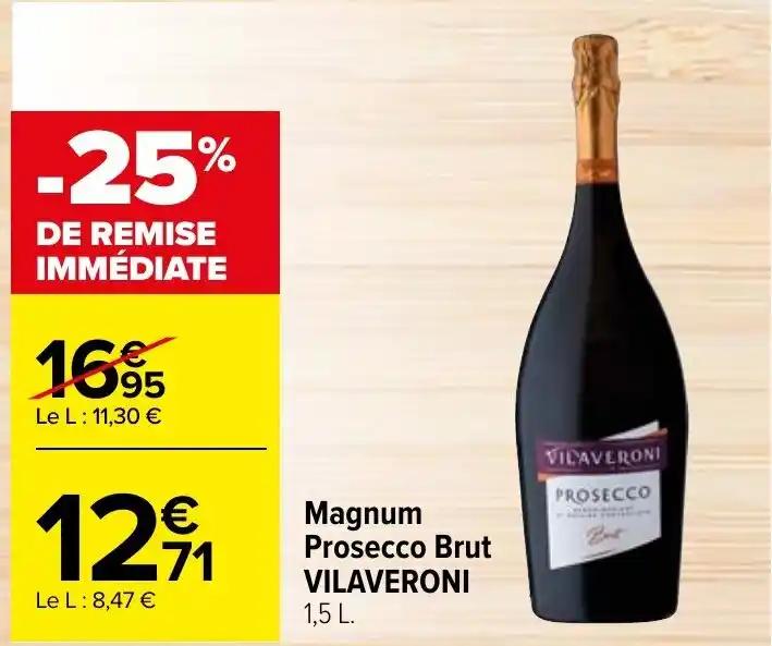 Magnum Prosecco Brut VILAVERONI 1,5 L.