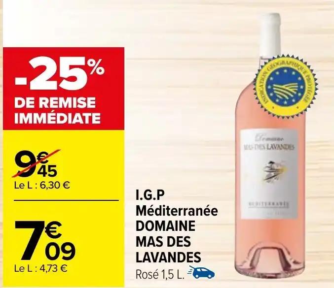 I.G.P Méditerranée DOMAINE MAS DES LAVANDES