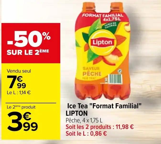 Ice Tea "Format Familial" LIPTON