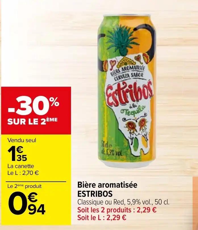 Bière aromatisée ESTRIBOS