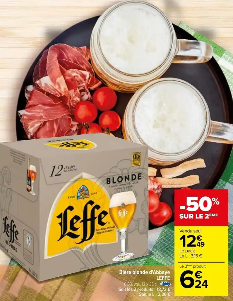 Bière blonde d'Abbaye LEFFE