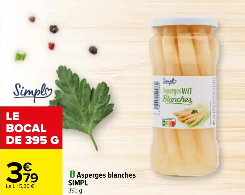 Asperges blanches SIMPL