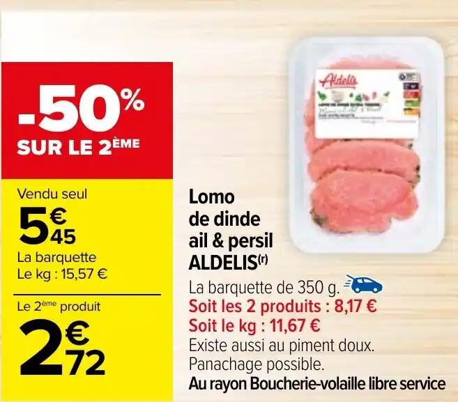 Lomo de dinde ail & persil ALDELIS(r)