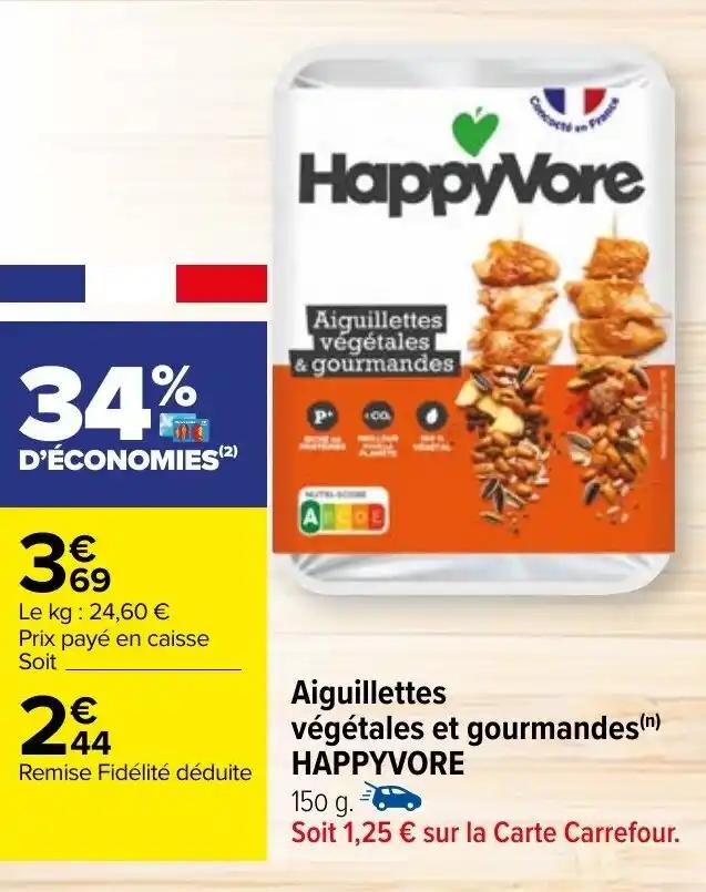 Aiguillettes végétales et gourmandes (n) HAPPYVORE