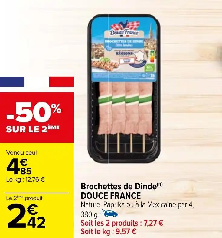 Brochettes de Dinde(n) DOUCE FRANCE