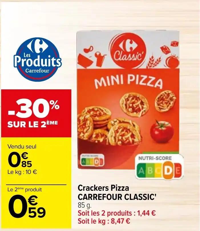 Crackers Pizza CARREFOUR CLASSIC' 85 g.