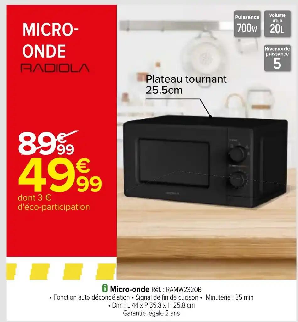 Micro-onde Réf.: RAMW2320B