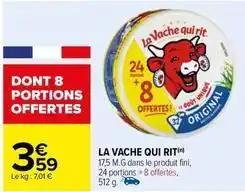 La vache qui rit - 17,5 m.g