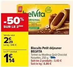 Lu - biscuits petit déjeuner belvita