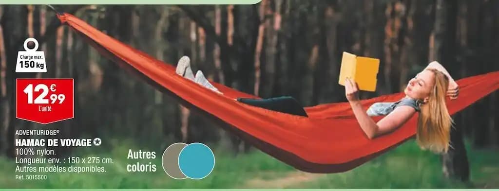 ADVENTURIDGE HAMAC DE VOYAGE