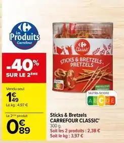 Carrefour - sticks & bretzels classic