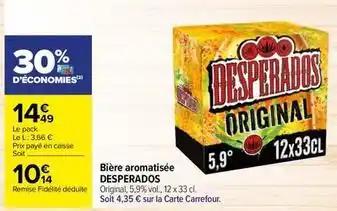 Desperados - bière aromatisée
