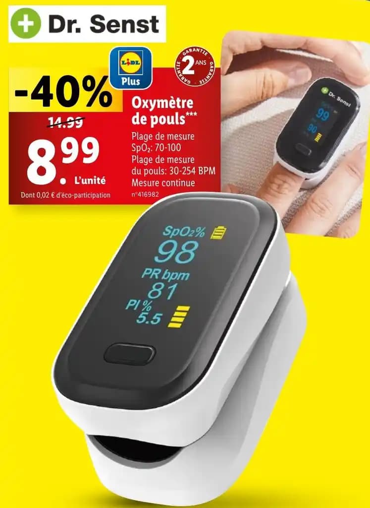 Promotion Exclusives de Oxymètre : Découvrez l'Offre incontournable