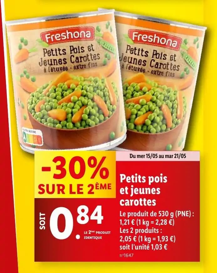 Petits Pois et Jeunes Carottes