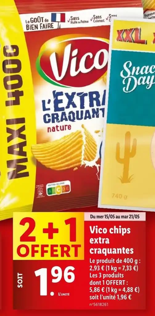 Vico chips extra craquantes