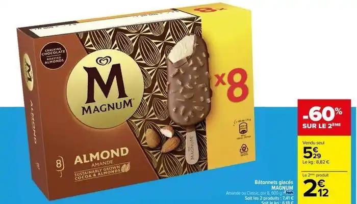 Magnum - bâtonnets glacés