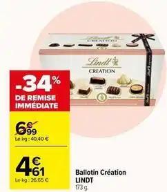 Lindt - ballotin création