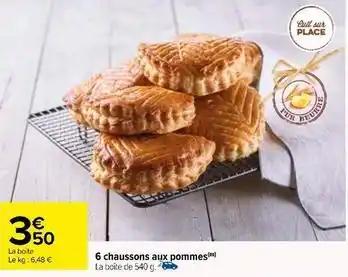 6 chaussons aux pommes