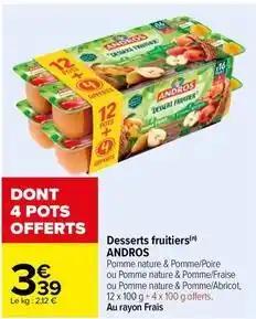Andros - dessert fruiters
