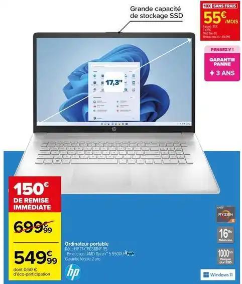 Hp - ordinateur portable