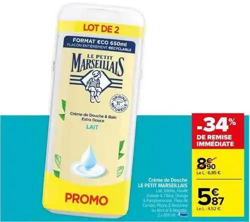Le petit marseillais - crème de douche