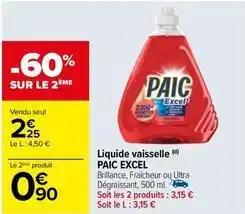 Paic - liquide vaisselle excel