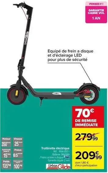 Urban glide - trottinette electrique