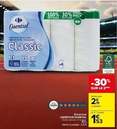 Carrefour - essuie-tout essential